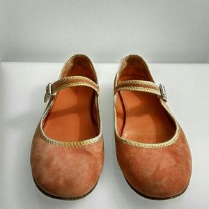 MARC JACOBS Suede Mary Jane Ballet Flats