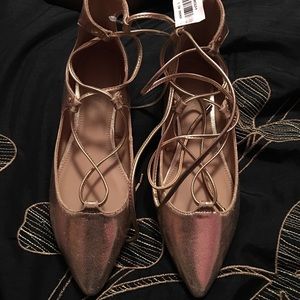 Gold flats from Old Navy