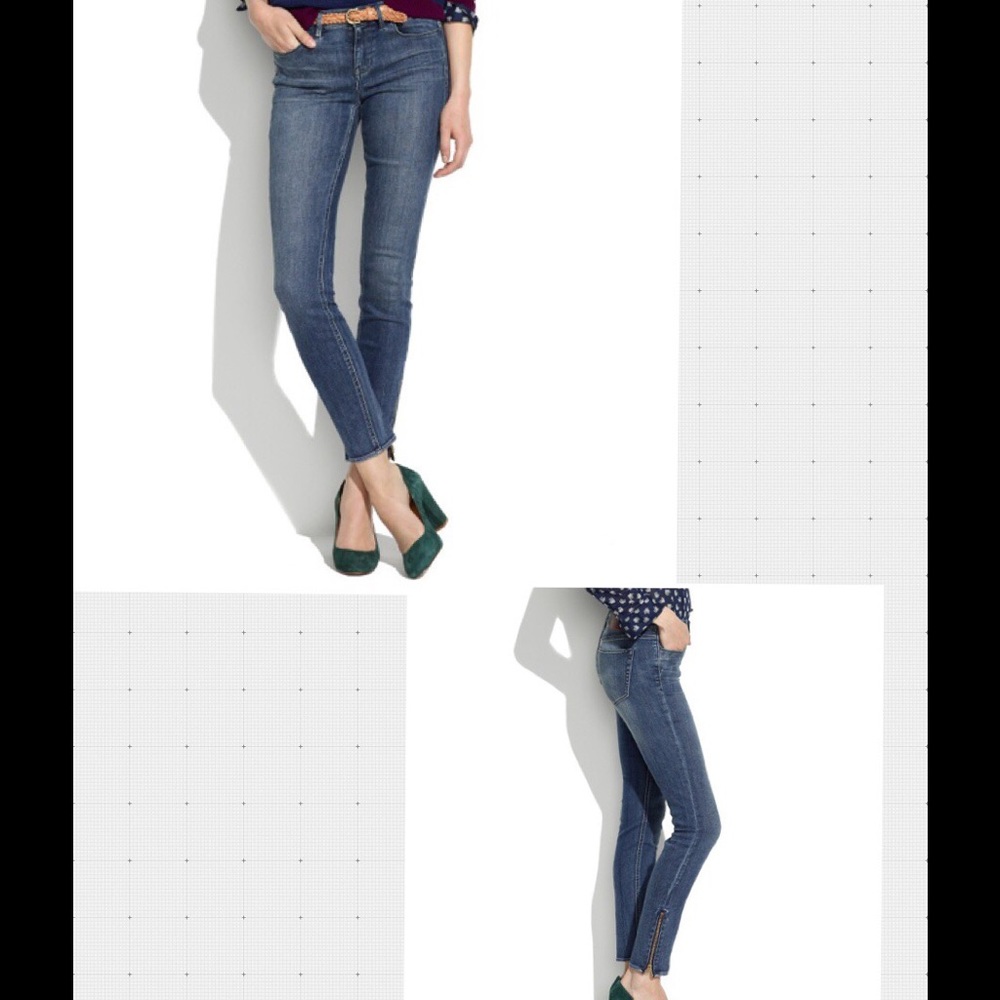 Skinny Skinny Ankle-Zip Size 25 Madelwell Jeans