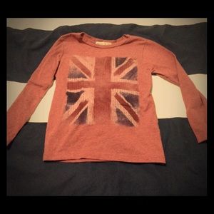 Boys Zara Union Jack longsleeve tee size 4/5