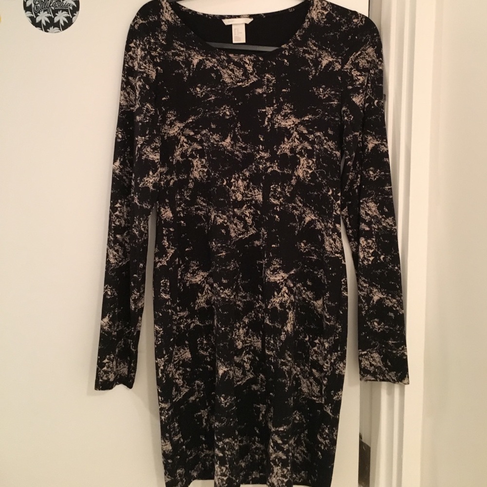 Black designed modest dress