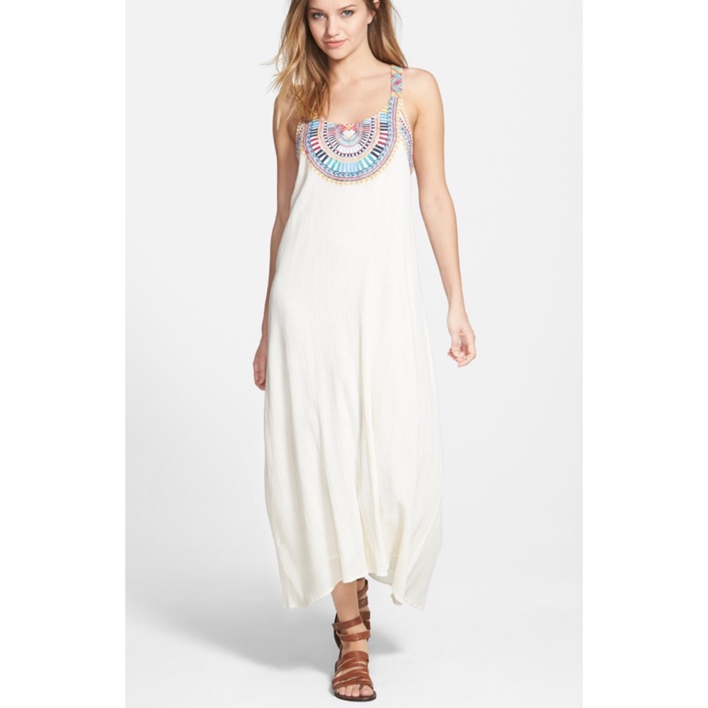 Billabong solar sun maxi dress boho