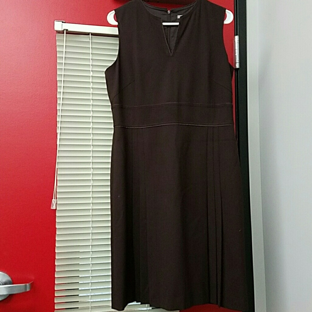 ANN TAYLOR Brown dress