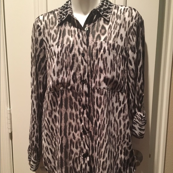 NWT!! Michael Kors button down blouse - Picture 1 of 4