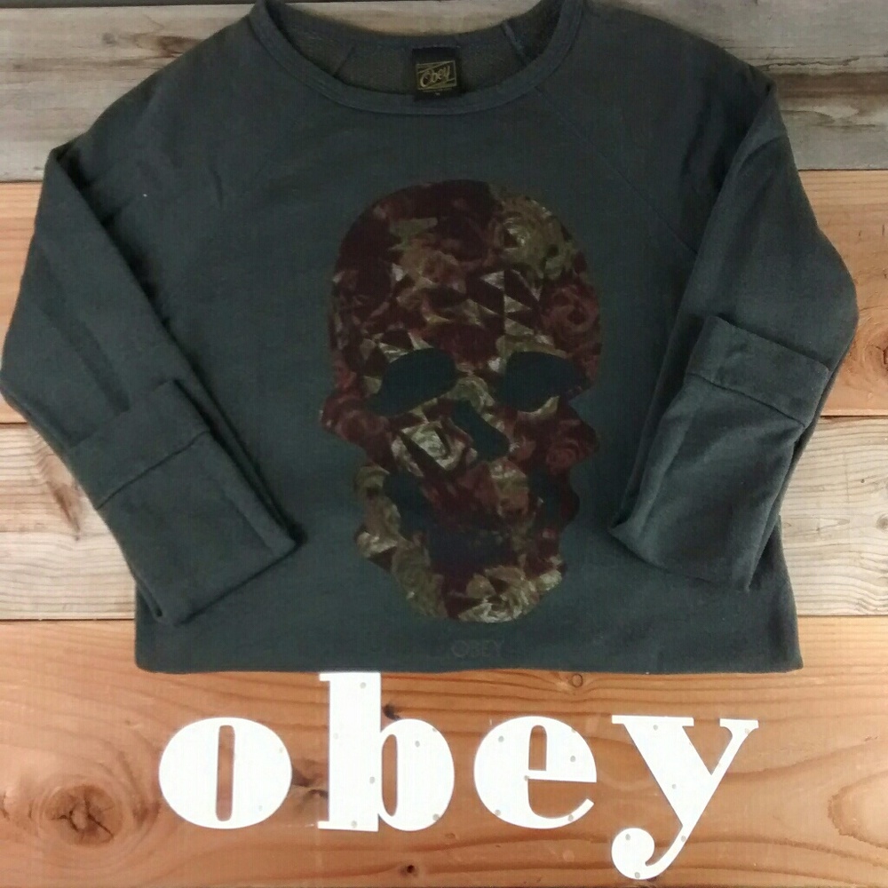 SALE Obey Skull Sweatshirt