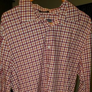 Mens large button down shirt