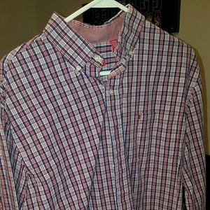 Mens large button down shirt