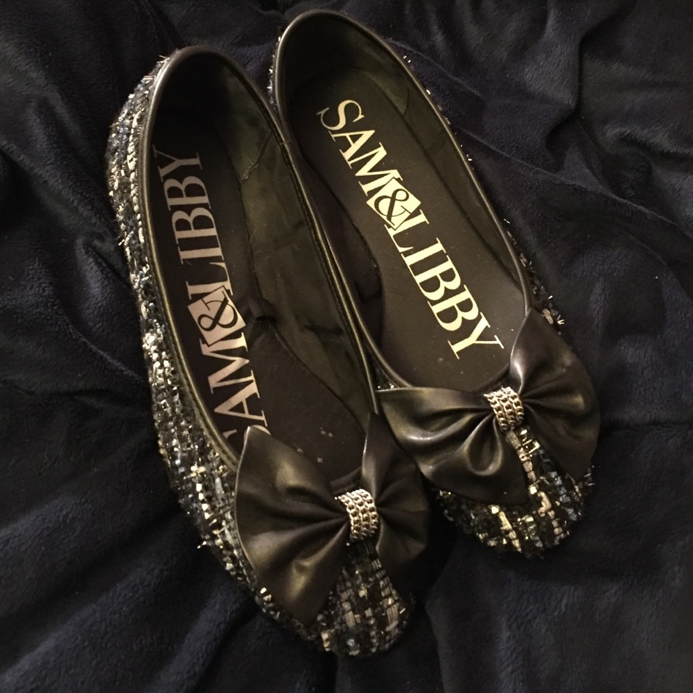 Sparkly flats