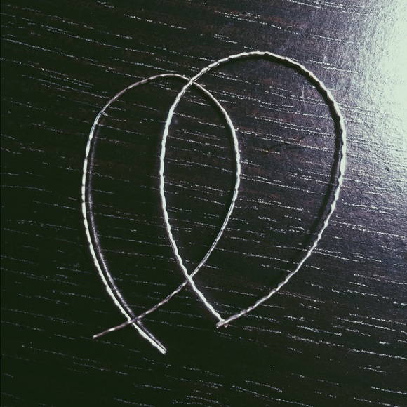 Silver Thread Earings - Picture 1 of 1