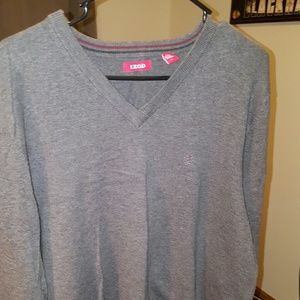 Large izod cardigan