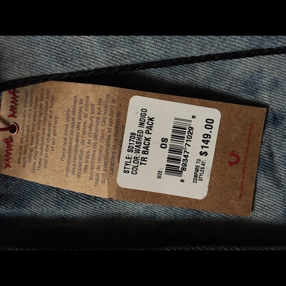 True Religion backpack - Picture 3 of 3