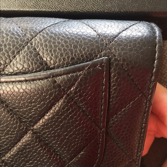 Chanel Black Caviar Classic Wallet Silver Hardware - Picture 8 of 8