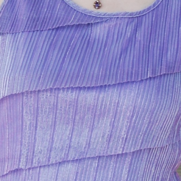 Lavender Layered Ruffle Tank Top - Picture 4 of 4