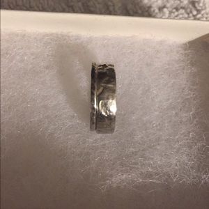 Silpada hammered rings size 7 Retired