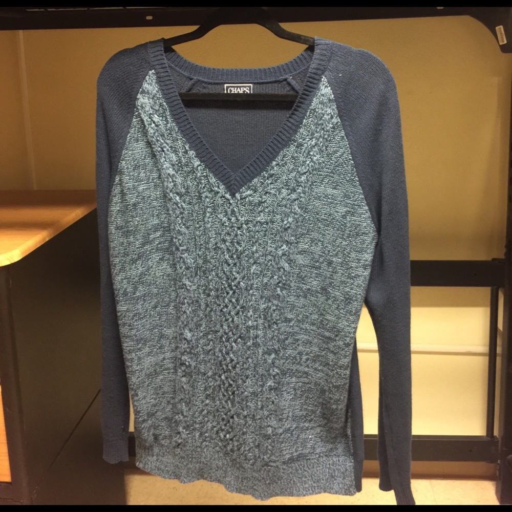 Chaps Women navy sweater