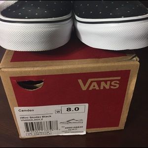 Vans black size 8.0 womens