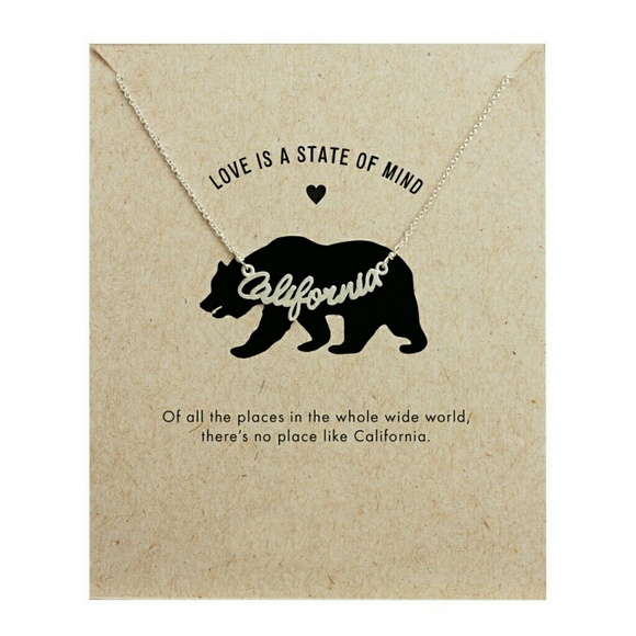 🔴 Last One! California Necklace - Silver or Gold - Picture 2 of 6