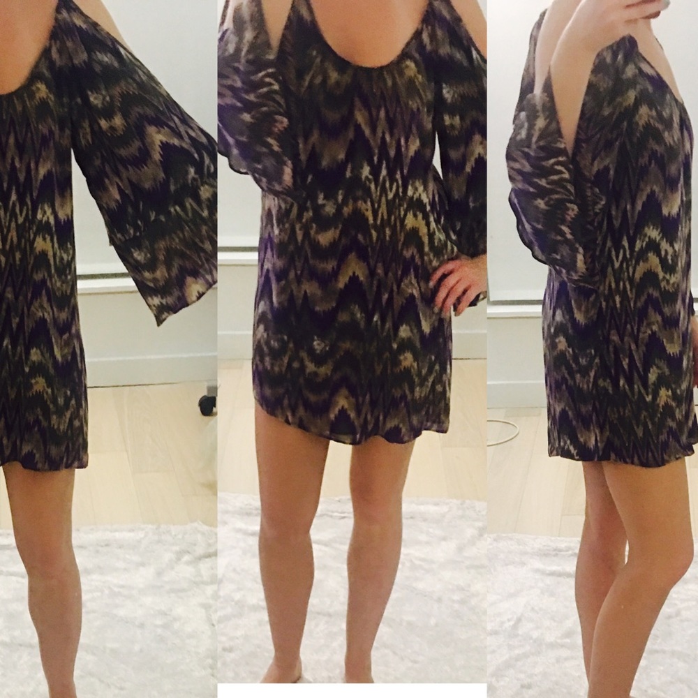 Parker cold shoulder multicolored dress - Picture 3 of 5