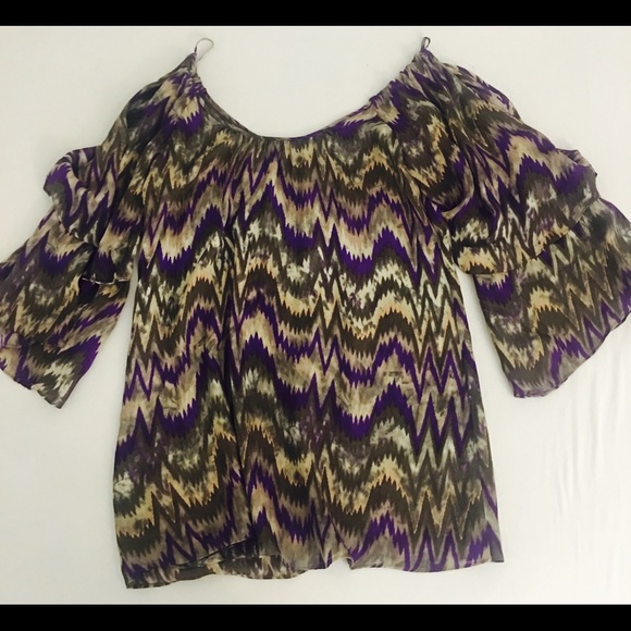 Parker cold shoulder multicolored dress - Picture 2 of 5