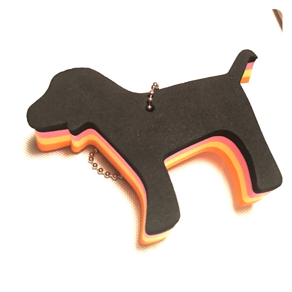 PINK Doggie Keychain
