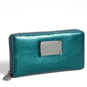 Marc Jacobs metallic wallet