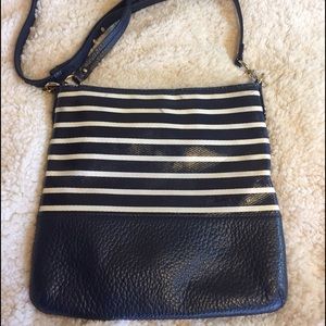 KATE SPADE Grove Court stripe Cora purse