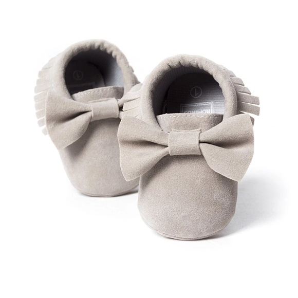 boutique Other - gray baby moccasins