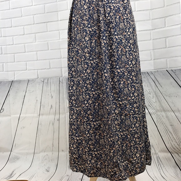 Lost Muse Floral Boho Dress Blue Sz M - Picture 7 of 8