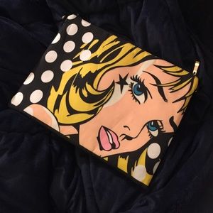 Large Pop art clutch