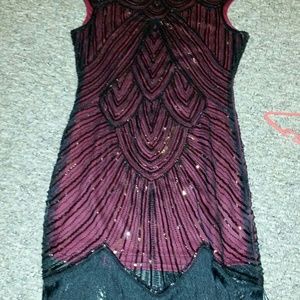 Hand beaded Flapper dress