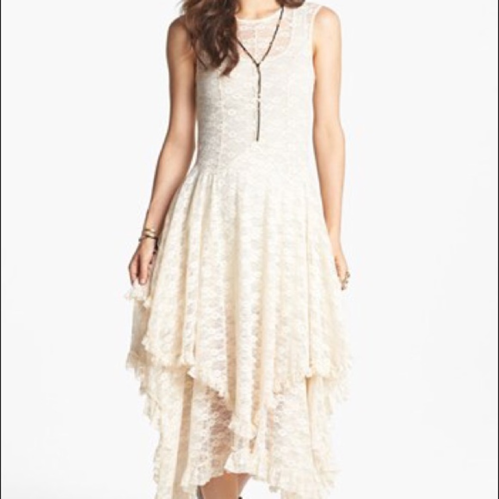 Free People 'French Court' Lace Slipdress