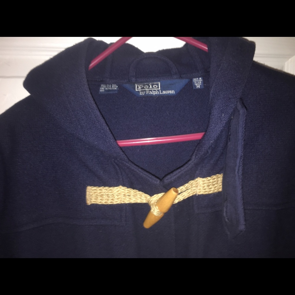 Polo Ralph Lauren Men's Medium Navy Toggle Coat