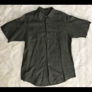 Tassa Elba Front Button Down Shirt 100% Linen