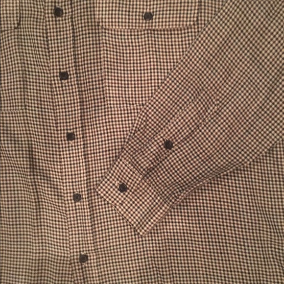 Polo Ralph Lauren Wool Brown Check Button-down - Picture 4 of 6