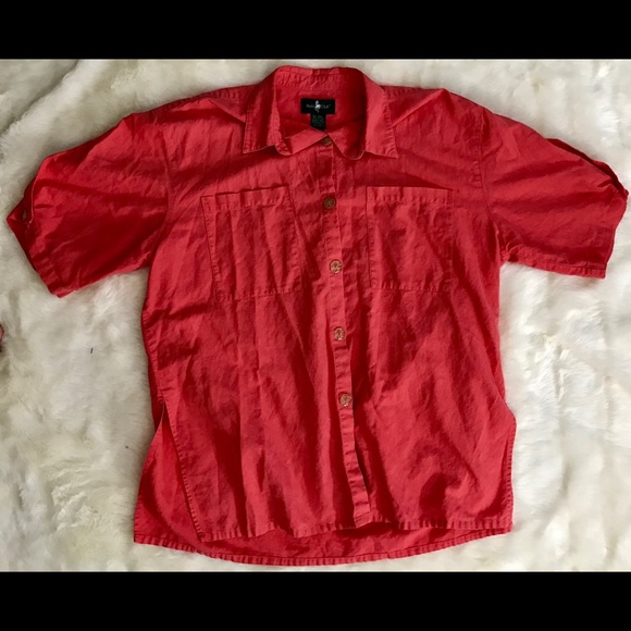 Hunt Club Men's Button Down Linen/Cotton - Picture 2 of 8