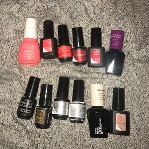 Gel Nail Polish Bundle - reds/pinks/neutrals