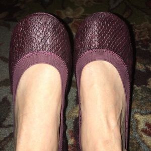 YOSI SAMRA - wine colored ballet flats