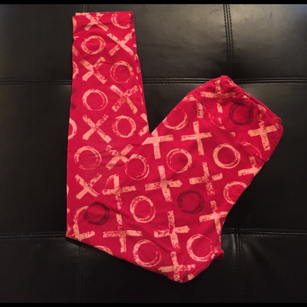 LuLaRoe one size xoxo leggings