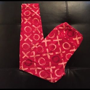 LuLaRoe one size xoxo leggings