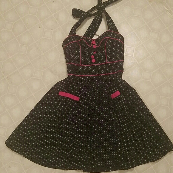**SOLD** Polka Dot Dress - Picture 4 of 5