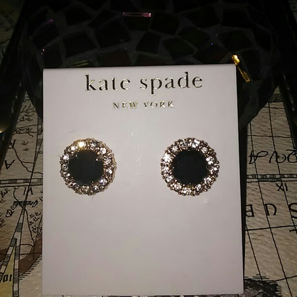 kate spade Jewelry - KATE SPADE CZ GOLD FILLED EARRINGS