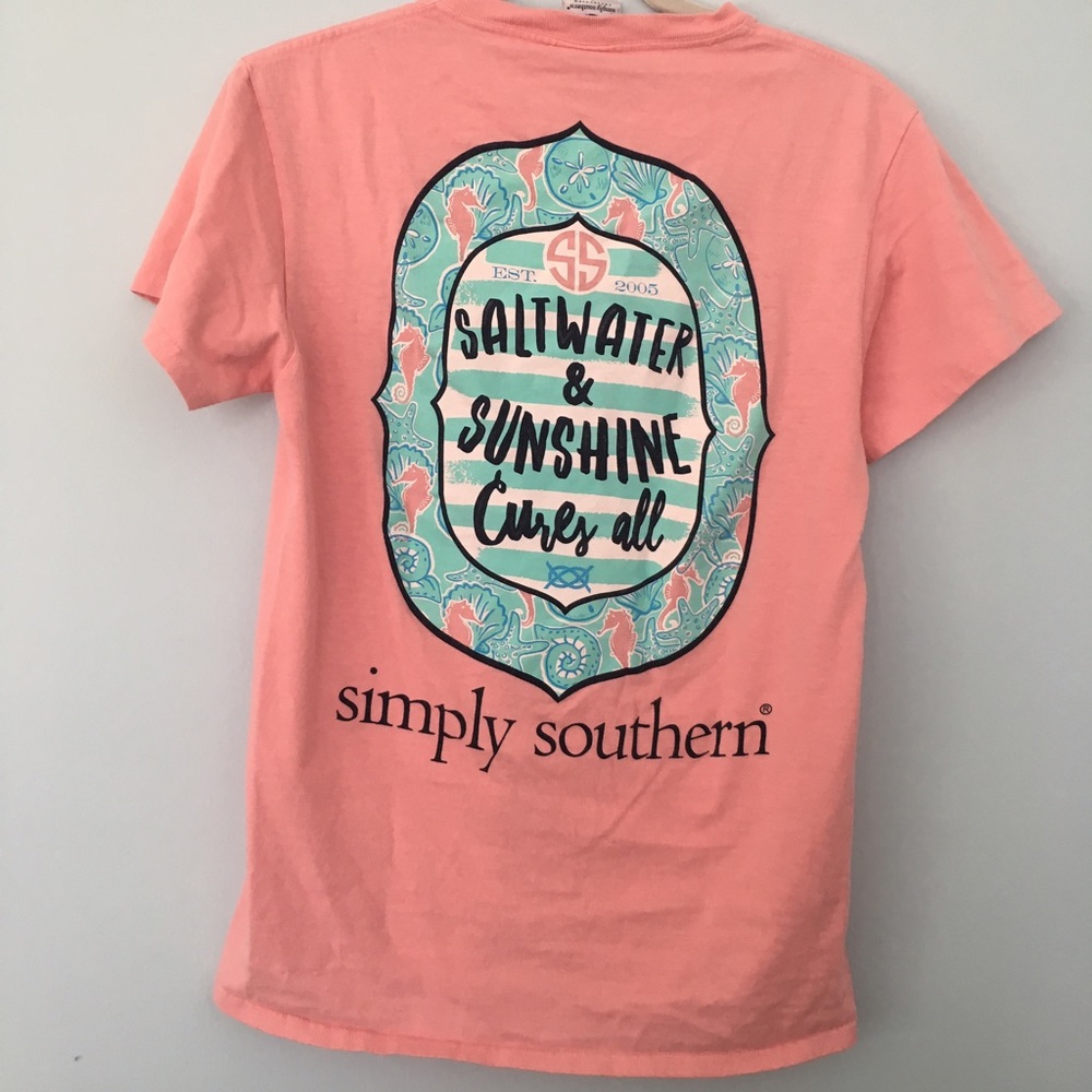 Simply southern saltwater and sunshine tee