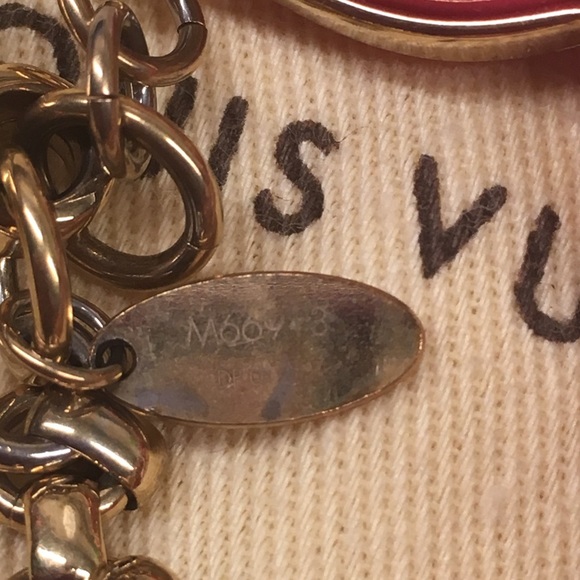 Authentic Louis Vuitton Pink Naif Bag Charm - Picture 4 of 4