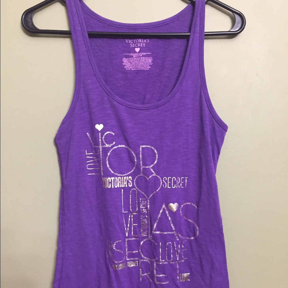 ❣️S O L D ❣️Victoria's Secret Purple Tank Top.