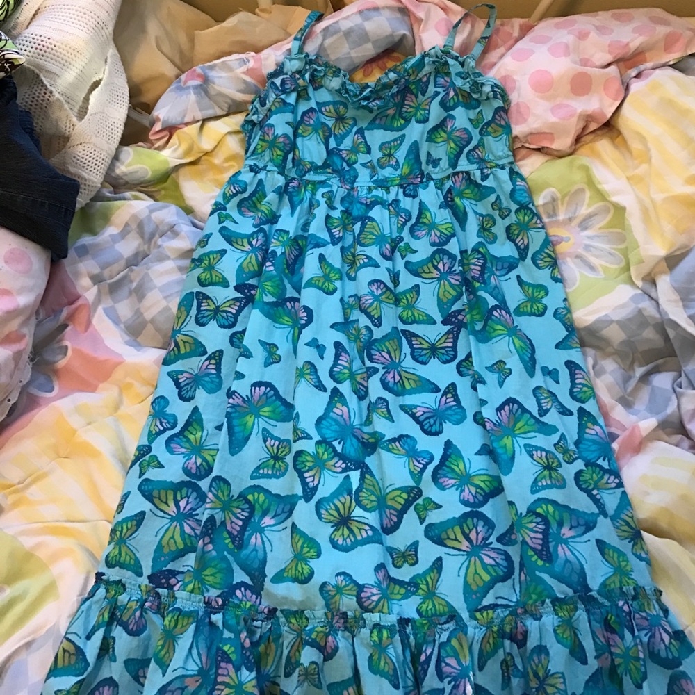 Beautiful Kids Butterfly Maxi Dress