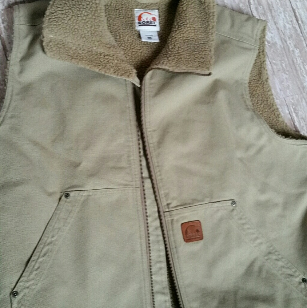 Mens XL Sorel Canvas Vest