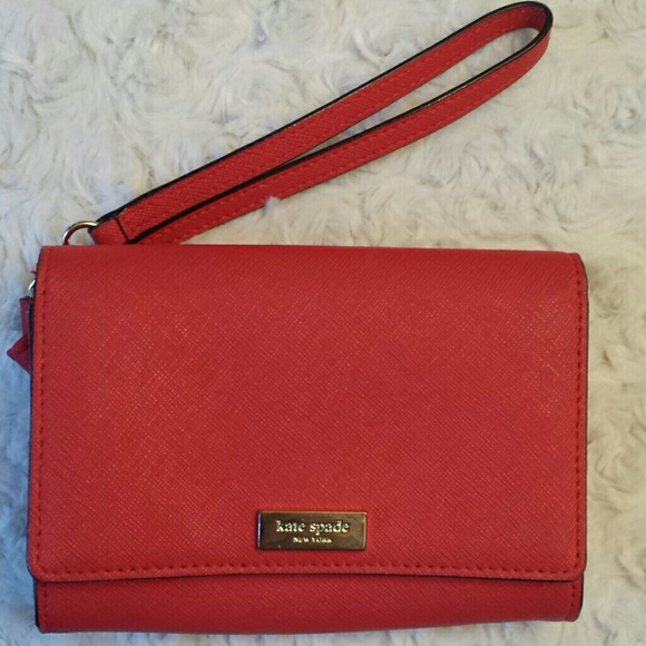 Kate Spade  Handbags - Kate Spade NWOT Red Wristlet