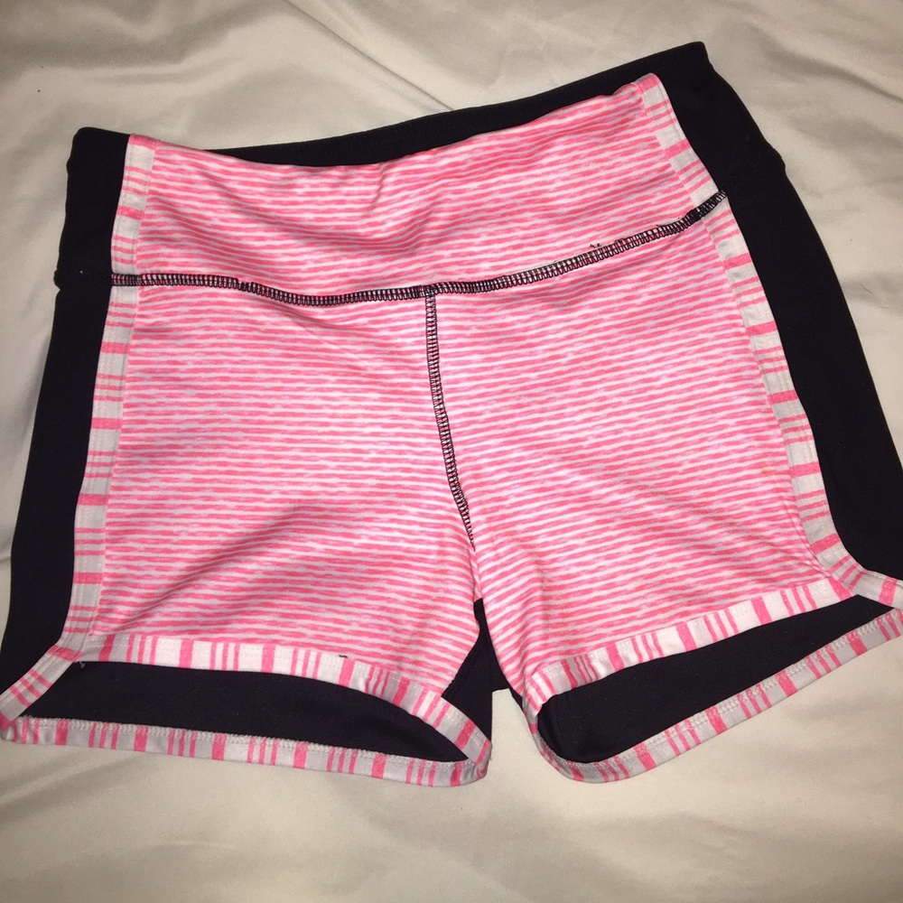 Rbx pink white and black bike shorts