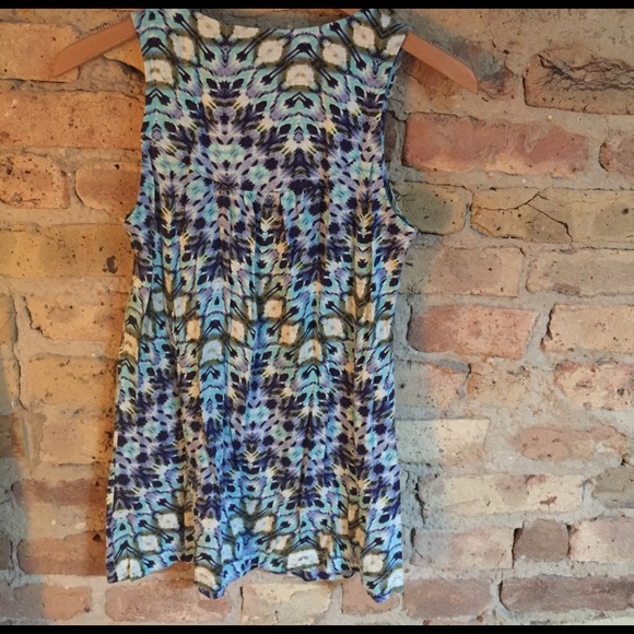 Fun tie dye woven necklace long tank/tunic - Picture 4 of 4