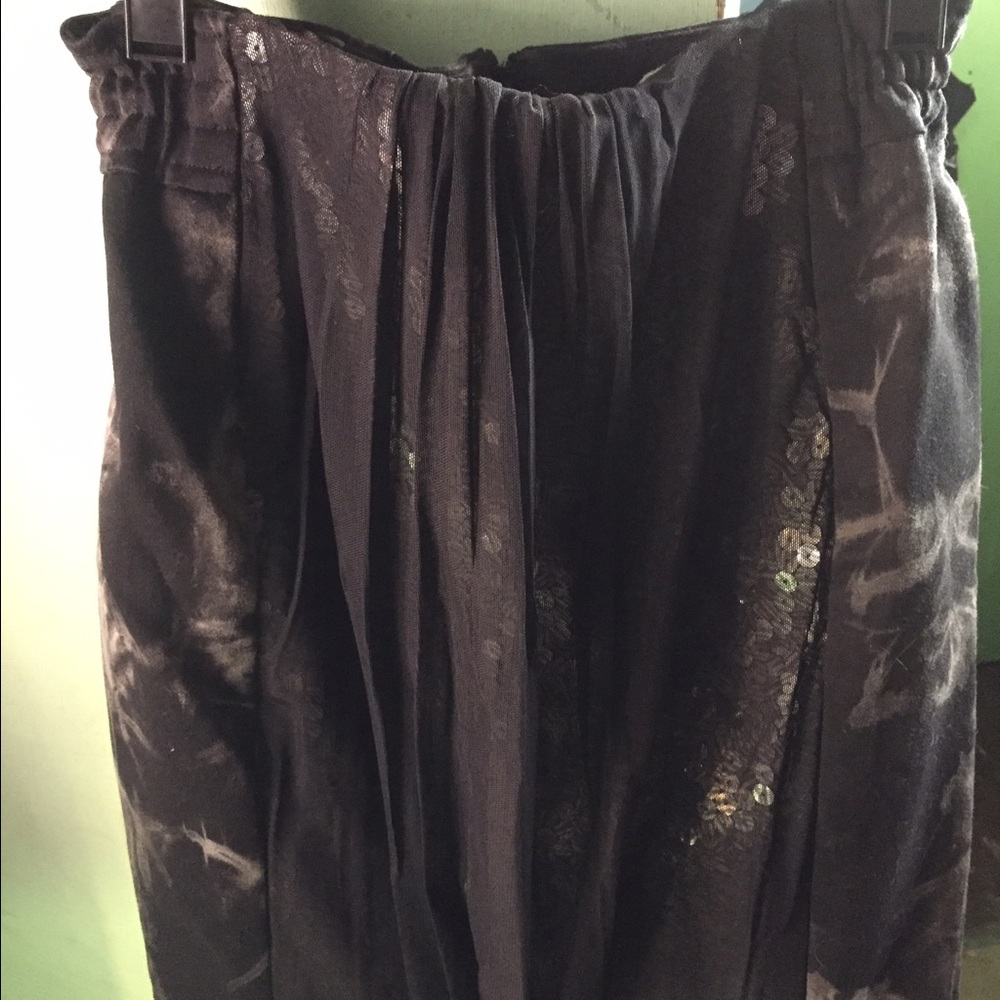 Badgley Mischka Black Mini Skirt NWT Sz. 0